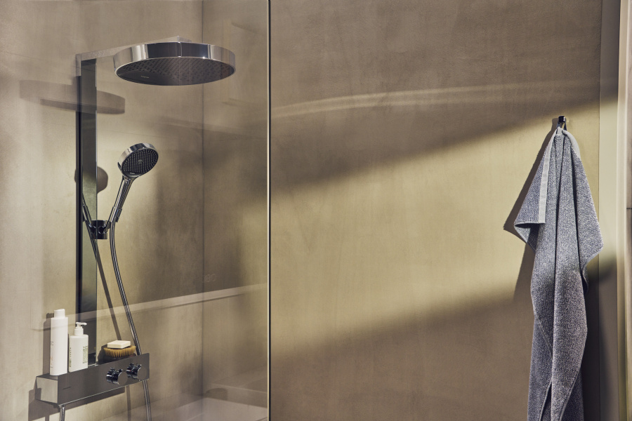 Душевая стойка Hansgrohe Rainfinity хром 26853000 (детальная фотография), настенные