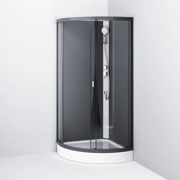 Душевая кабина Am.Pm X-Joy 90х90 см профиль графит W88C-301-090GG (детальная фотография), 90х90