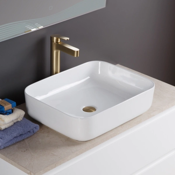 Раковина BelBagno 50 см накладная BB1304 (детальная фотография), накладные (на столешницу), пристенные