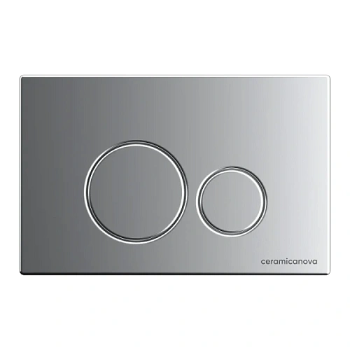 Клавиша смыва Ceramica Nova хром матовый - фото 1