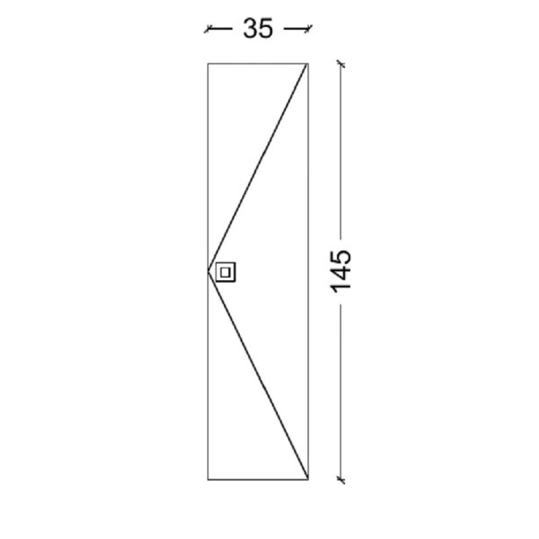 Шкаф-пенал подвесной Boheme Lucido 35 см лиловый 772-PU (детальная фотография), по запросу