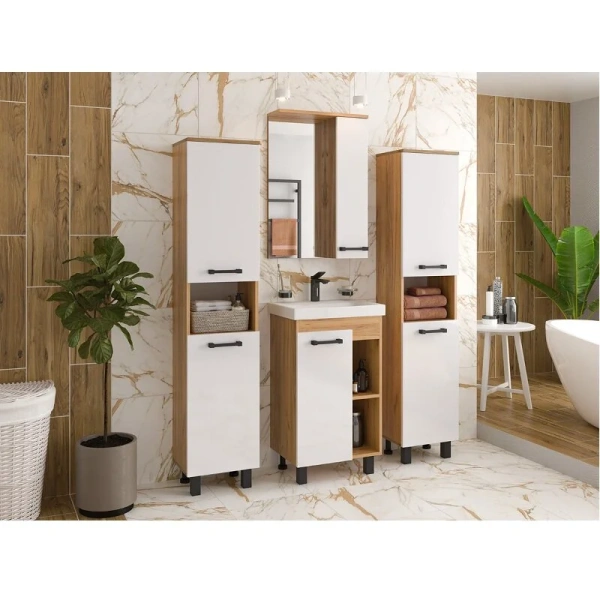 Зеркальный шкаф Misty Крафт 60 см правый П-Кра-02060-011П (детальная фотография), навесные