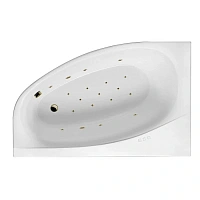 Ванна гидромассажная Excellent Kameleon Relax 170 x 110 см, левая, белый/бронза, WAEX.KML17.RELAX.BR
