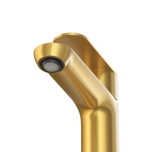 Смеситель для раковины Cezares Stylus брашированное золото STYLUS-LS-BORO (детальная фотография), современные, hi-tech