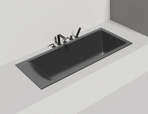 Ванна из искусственного камня Salini Cascata 170х75 см белый глянцевый - фото 1