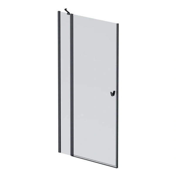 Душевая дверь в нишу Am.Pm Sunny 100 см профиль черный W87G-100-1P-BT (детальная фотография)