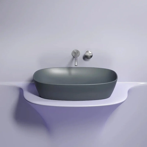 Раковина Ceramica Nova Element 60 см темный антрацит CN6049MDH (детальная фотография) index_1