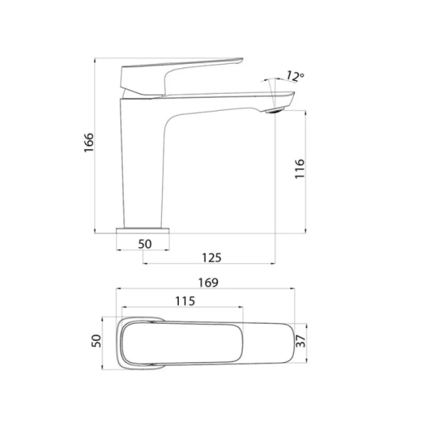 Смеситель для раковины IDDIS Sign хром SIGSB00i01 (детальная фотография), для раковины