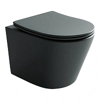 Унитаз подвесной Ceramica Nova Balearica темный антрацит