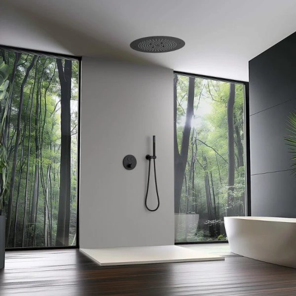 Душевой комплект Timo Saona черный SX-2370/03SM (детальная фотография), современные, hi-tech