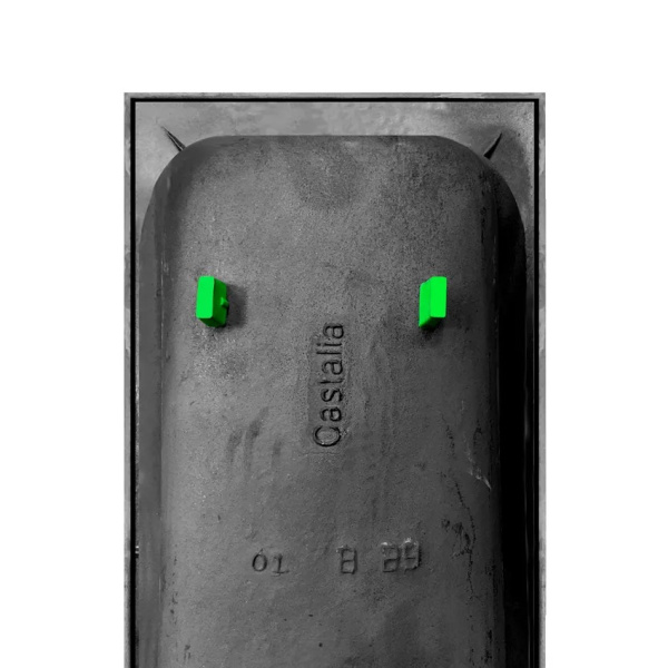 Ванна чугунная Castalia Prime 170х75х48 (детальная фотография), современныe, hi-tech