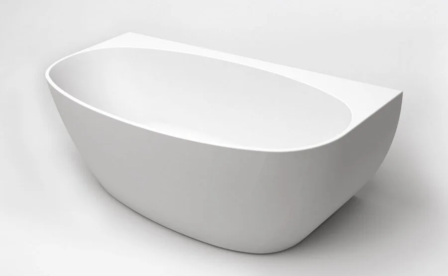 Ванна акриловая BelBagno 150х78 см полукруглая BB83-1500-W0 (детальная фотография)