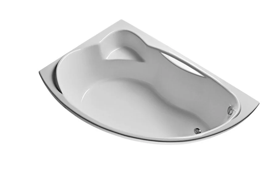 Акриловая ванна Eurolux Спарта, 160 х 100 см, белая, L/R E2160100035R (детальная фотография), без гидромассажа