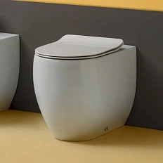 Унитаз напольный Kerasan Flo 311801 приставной