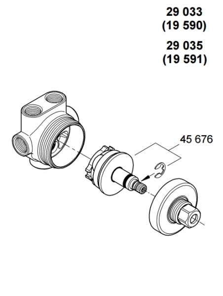 Переключатель Grohe Allure 19590000 (детальная фотография) index_1
