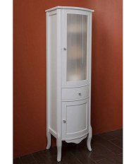 Шкаф, петли справа, цвет белый матовый, фурнитура бронза, La Beaute Sabrina