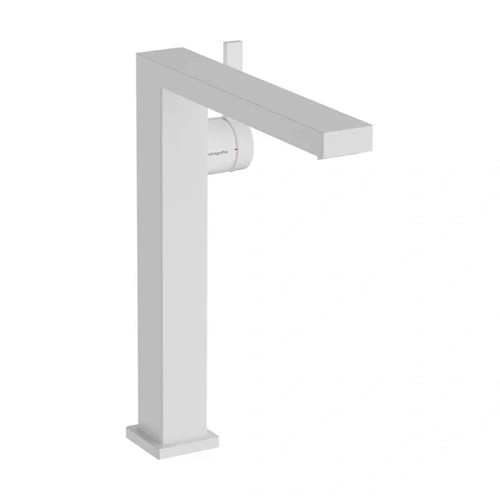 Смеситель для раковины Hansgrohe Tecturis E матовый белый - фото 4