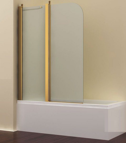 Шторка для ванны Romance Collection Visby VS.B2.50/60.REV (детальная фотография), стеклянные