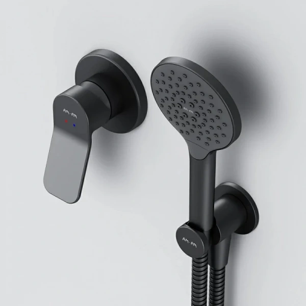 Душевой комплект Am.Pm X-Joy черный FB85A2H022 (детальная фотография), современные, hi-tech