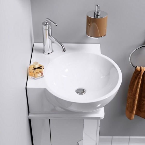 Раковина мебельная Aqwella Дельта 46 см угловая 4640021061435 (детальная фотография), в наличии