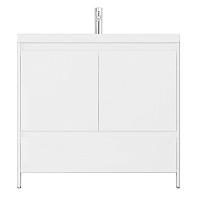 Тумба под раковину напольная Velvex Klaufs 88 см белая