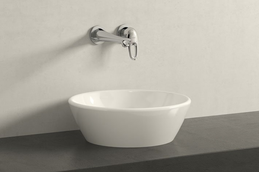 Раковина Laufen Pro 42 см без отверстия перелива 8.1296.2.000.112.1 (детальная фотография), современные, hi-tech