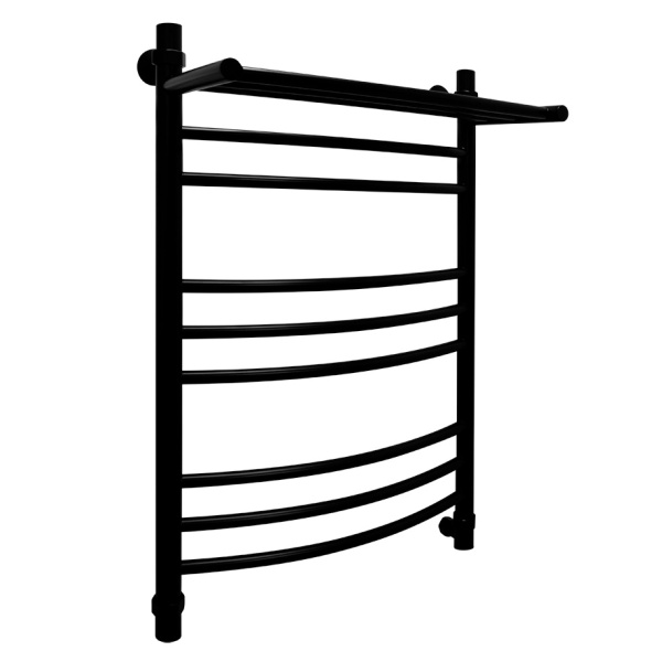Полотенцесушитель водяной Energy Prestige Modus 50x80 см черный матовый EWTRPRESM08050R905M (детальная фотография), современные, hi-tech