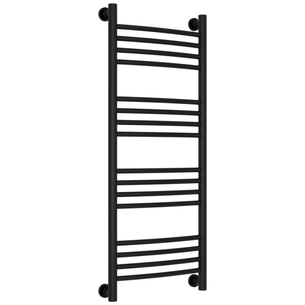 Полотенцесушитель водяной Сунержа Богема+ 40x100 см матовый чёрный 31-0221-1040 (детальная фотография)