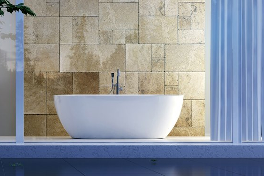 Ванна акриловая Ravak Freedom O 169х80 см отдельностоящая XC00100020 (детальная фотография), 170x80 см