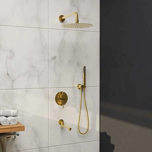 Душевой комплект RGW Shower Panels SP-55G золото - фото 3
