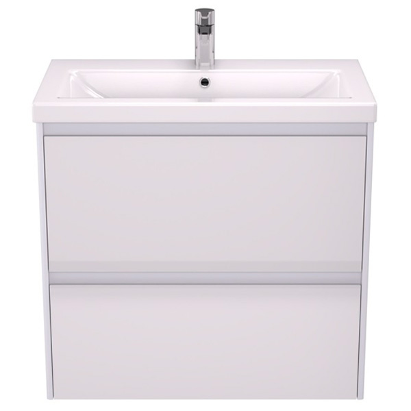 Тумба под раковину подвесная Velvex Klaufs 80 см белая tpKLA.80.2Y-616.216 (детальная фотография)
