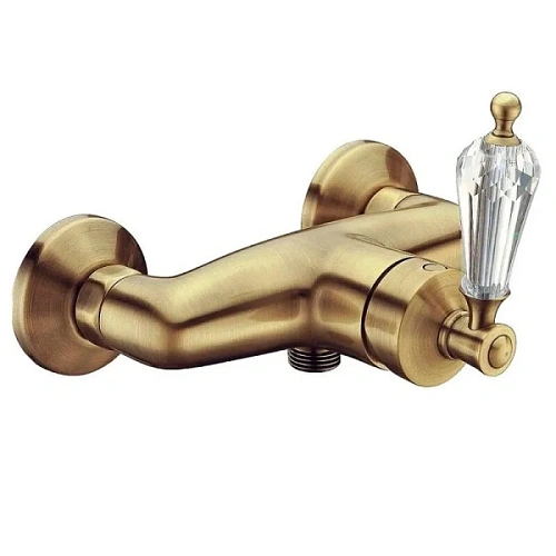 Смеситель для душа Boheme Vogue бронза ручка Swarovski - фото 2