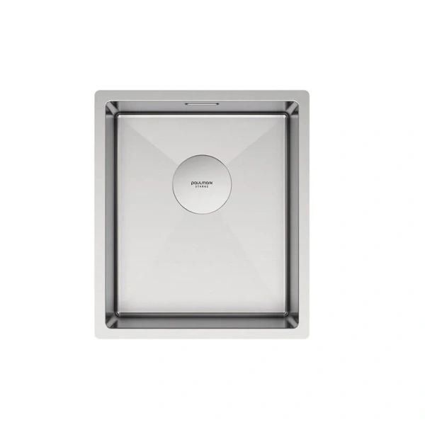 Мойка для кухни Paulmark Next 38 см нержавеющая сталь PM213844-BS (детальная фотография)