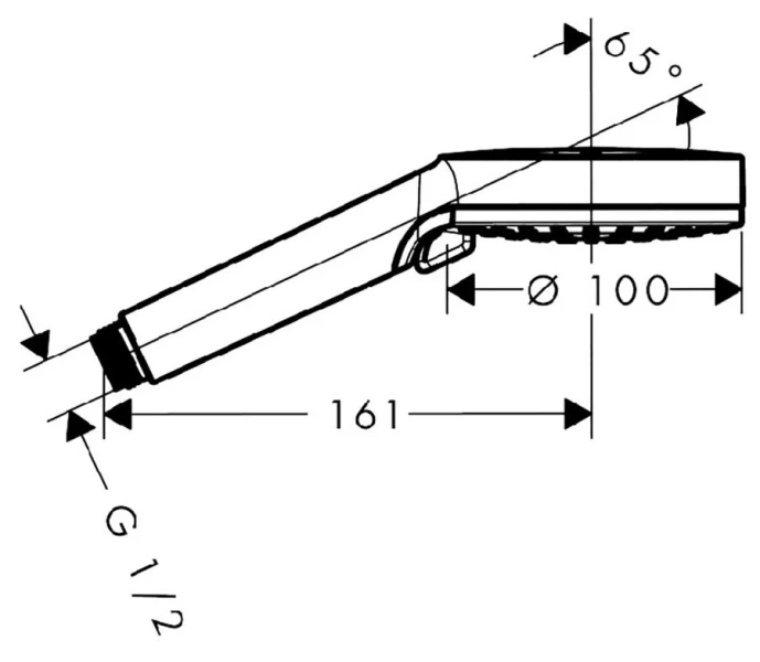Душевой комплект Hansgrohe Crometta E 240 1jet хром 27957000 (детальная фотография) index_1