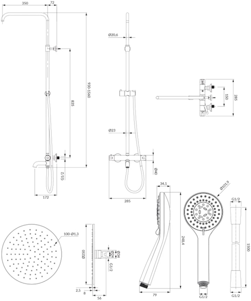 Схема (детальная фотография), современные, hi-tech