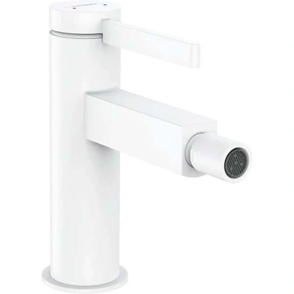 Смеситель для биде Hansgrohe Finoris белый матовый 76200700 (детальная фотография)