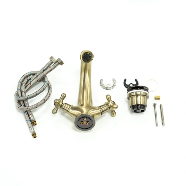 Смеситель для раковины Lemark Vintage LM2806B (детальная фотография), на раковину