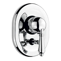 Смеситель для душа встраиваемый, полированный никель, Nicolazzi Cinquanta