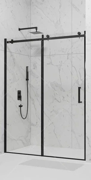 Душевая дверь в нишу RGW Tornado TO-14B 170 см профиль черный 02071417-14 (детальная фотография)