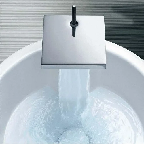 Смеситель для раковины Axor Starck X 10070000 (детальная фотография), современные, hi-tech