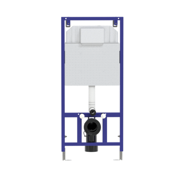 Инсталляция для унитаза Berges Novum клавиша R2 матовый хром 040222 (детальная фотография), для унитаза index_1