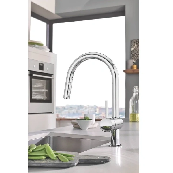 Смеситель для кухни хром Grohe Minta  32321002 (детальная фотография), хром