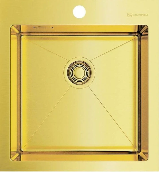 Мойка для кухни Omoikiri Akisame 46-LG 46 см светлое золото 4973081 (детальная фотография)