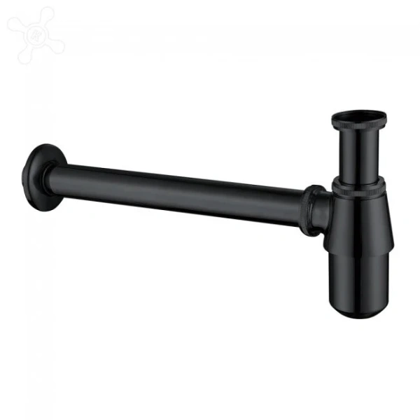 Сифон для раковины Abber Bequem черный матовый AF0032B (детальная фотография)