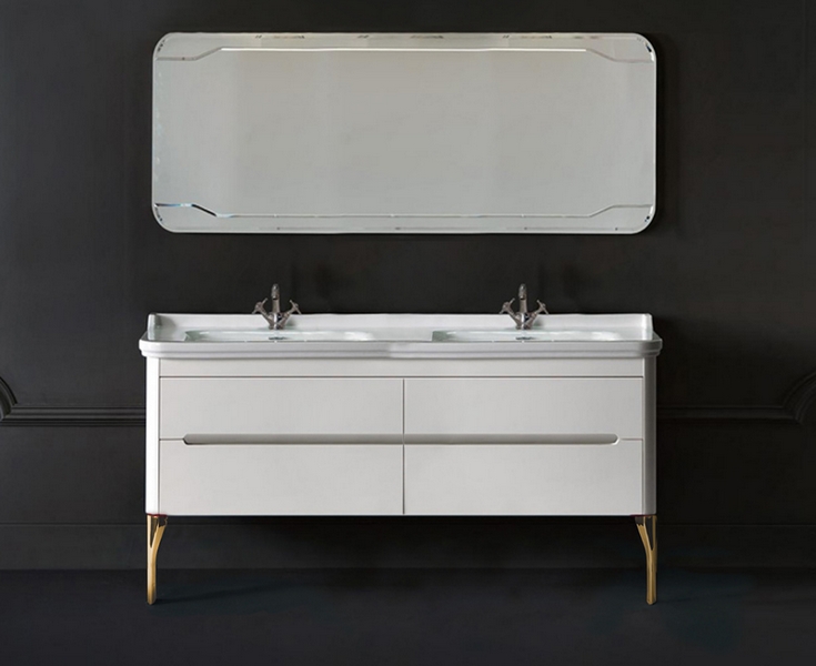 Ножки для тумбы под раковину Kerasan Waldorf 91949 алюминий (детальная фотография), в наличии, нет в наличии index_2