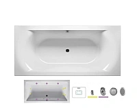 Ванна гидромассажная Riho Linares 190 x 90 см, FLOW2