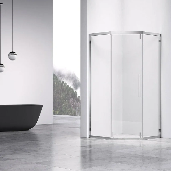 Душевой уголок Vincea Show VSP1-4SH100CL 100х100 см стекло прозрачное (детальная фотография)