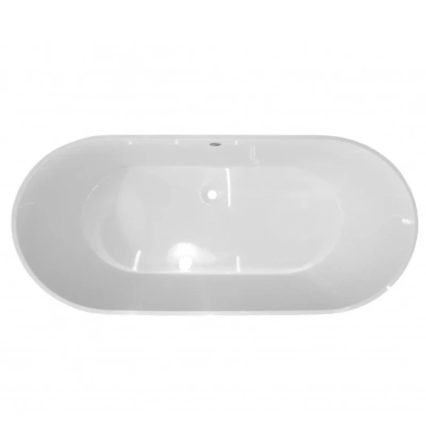 Ванна из литьевого мрамора Эстет Майами 150x75 см белая глянцевая ФР-00016604 (детальная фотография), 150x75 см