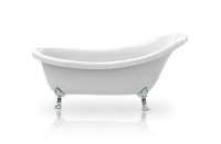 Ванна акриловая Knief Victorian 0100-061-02 174,5 х 83 см с 4-мя ножками лапа льва цвета хром