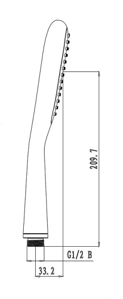 Лейка для душа Lemark черная LM0411BL (детальная фотография), черные